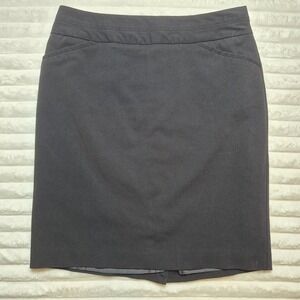 Worthington Black Pencil Skirt Size 6P Stretch Lined Workwear Professional